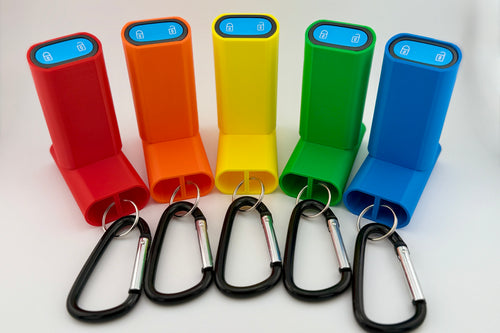 FobSleeve Case for Rivian EDV Key Fobs with Carabiner